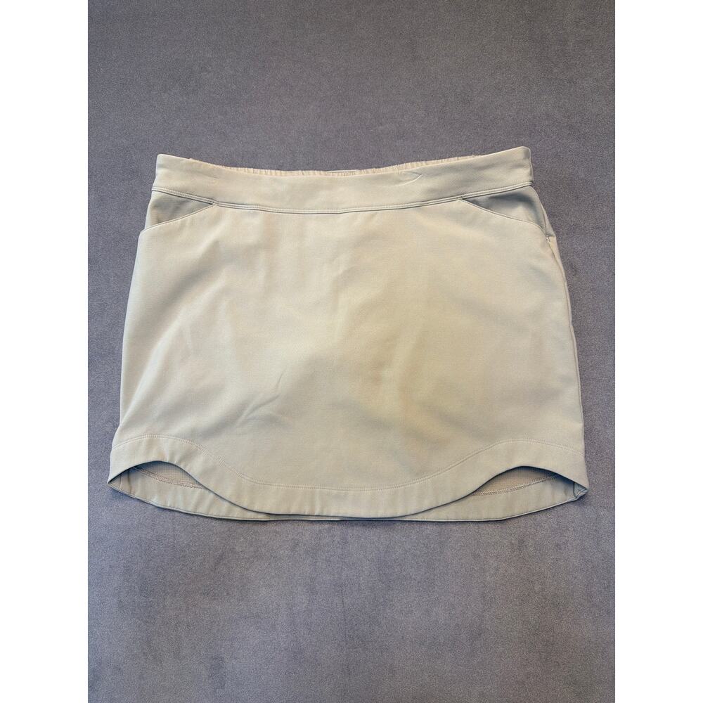 Adidas Women's Golf/Tennis Skort Gray XL Scalloped Edge Hiking Athletic